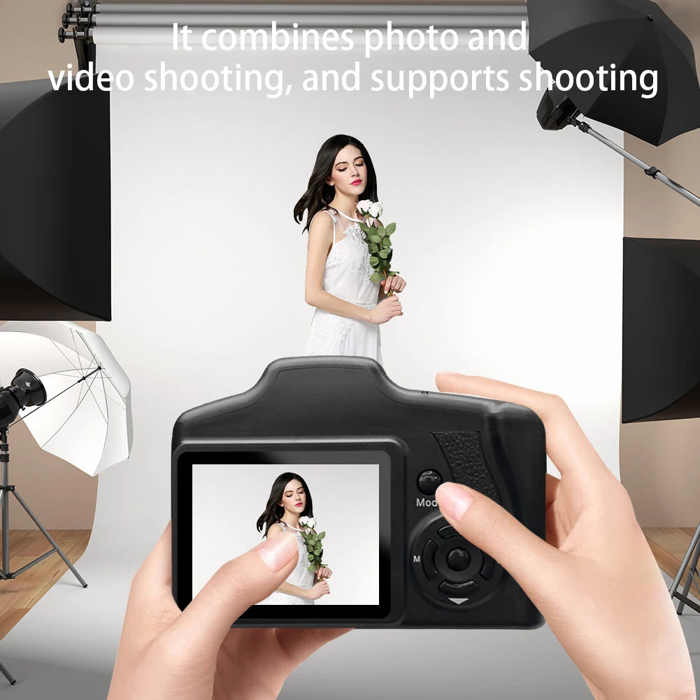 Digital Camera with 2.4 Inch LCD Screen Vlogging Camera Camcorder