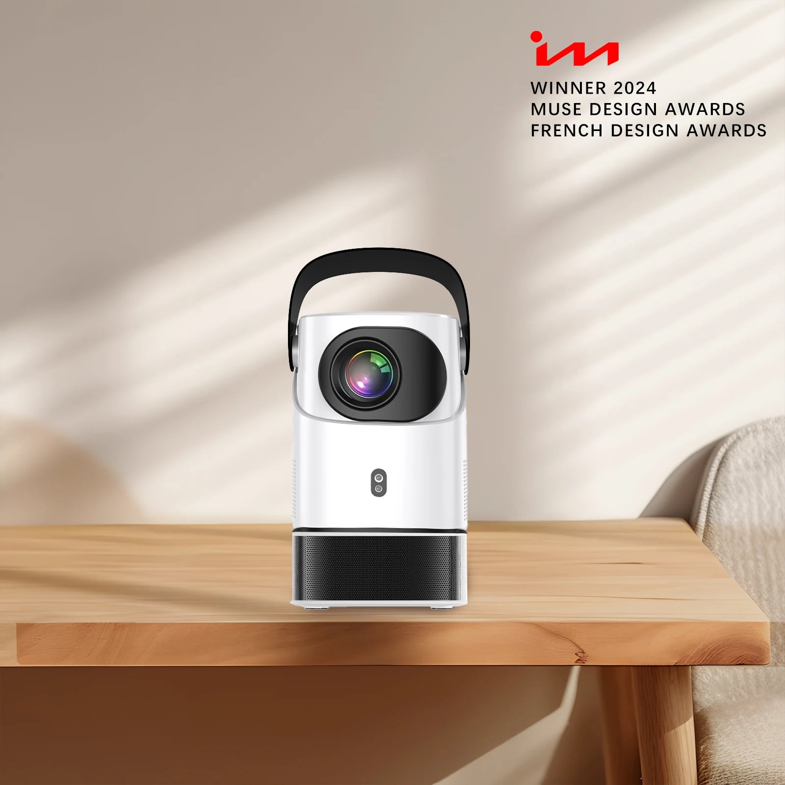 Projetor Android portátil suporte nativo, suporte para Home Theater