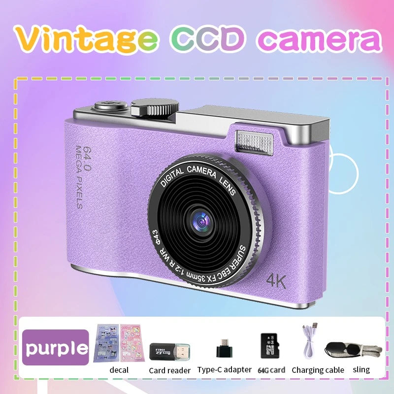 Digital Camera 4K HD Camera 48MP Autofocus Vlogging Camera