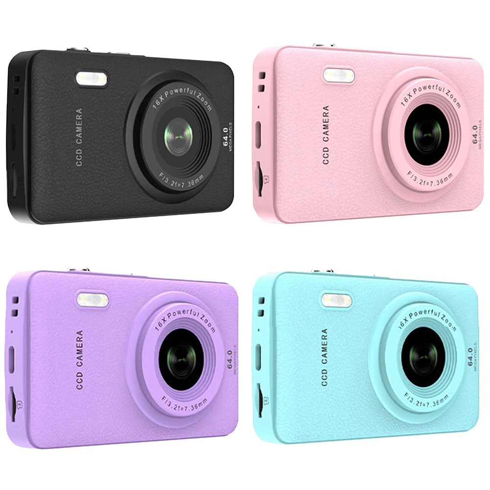 2.8Inch HD Screen Mini Digital Photo Camera TYPE-C Charging