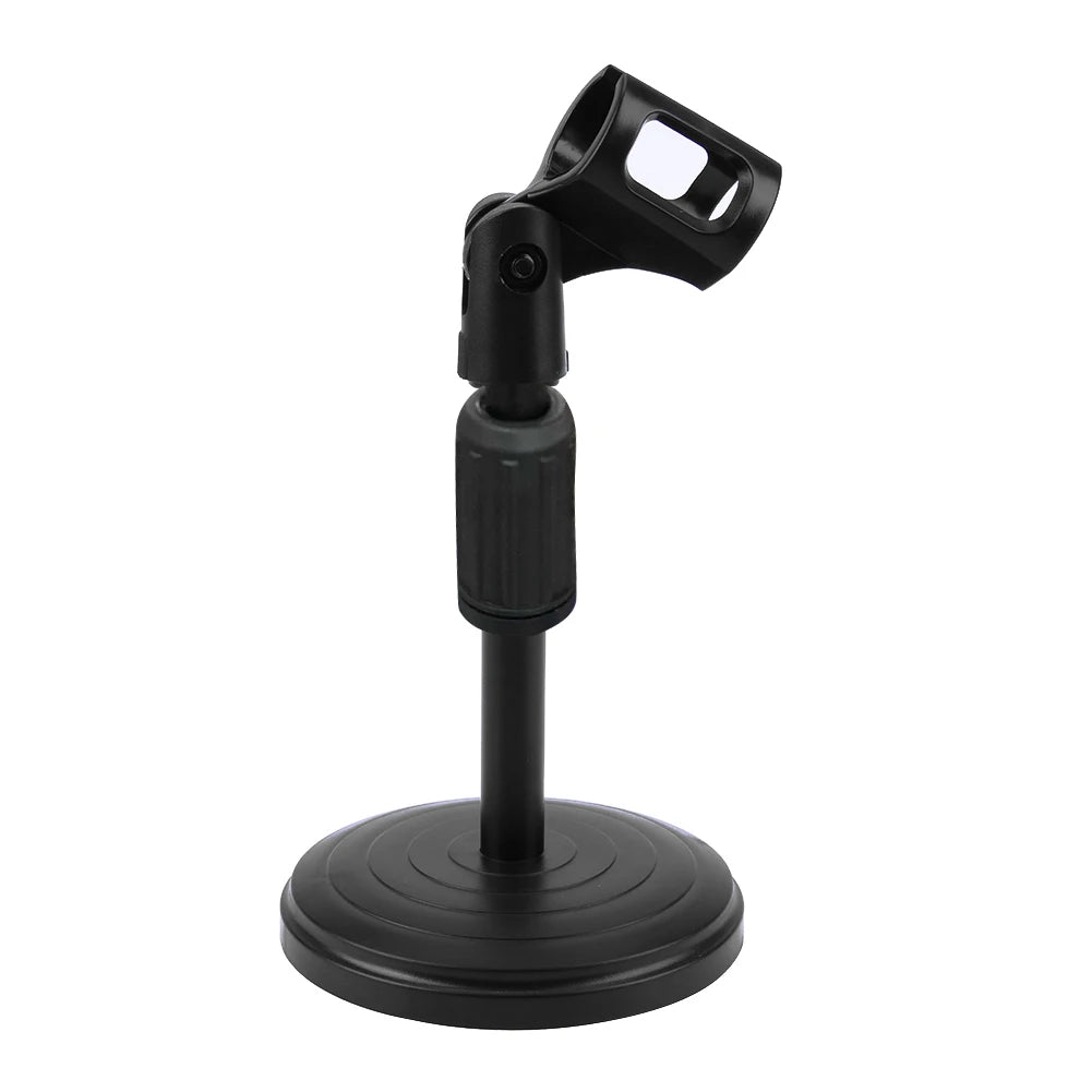 Foldable Desk Table Microphone Clip Stand Mic Tripod