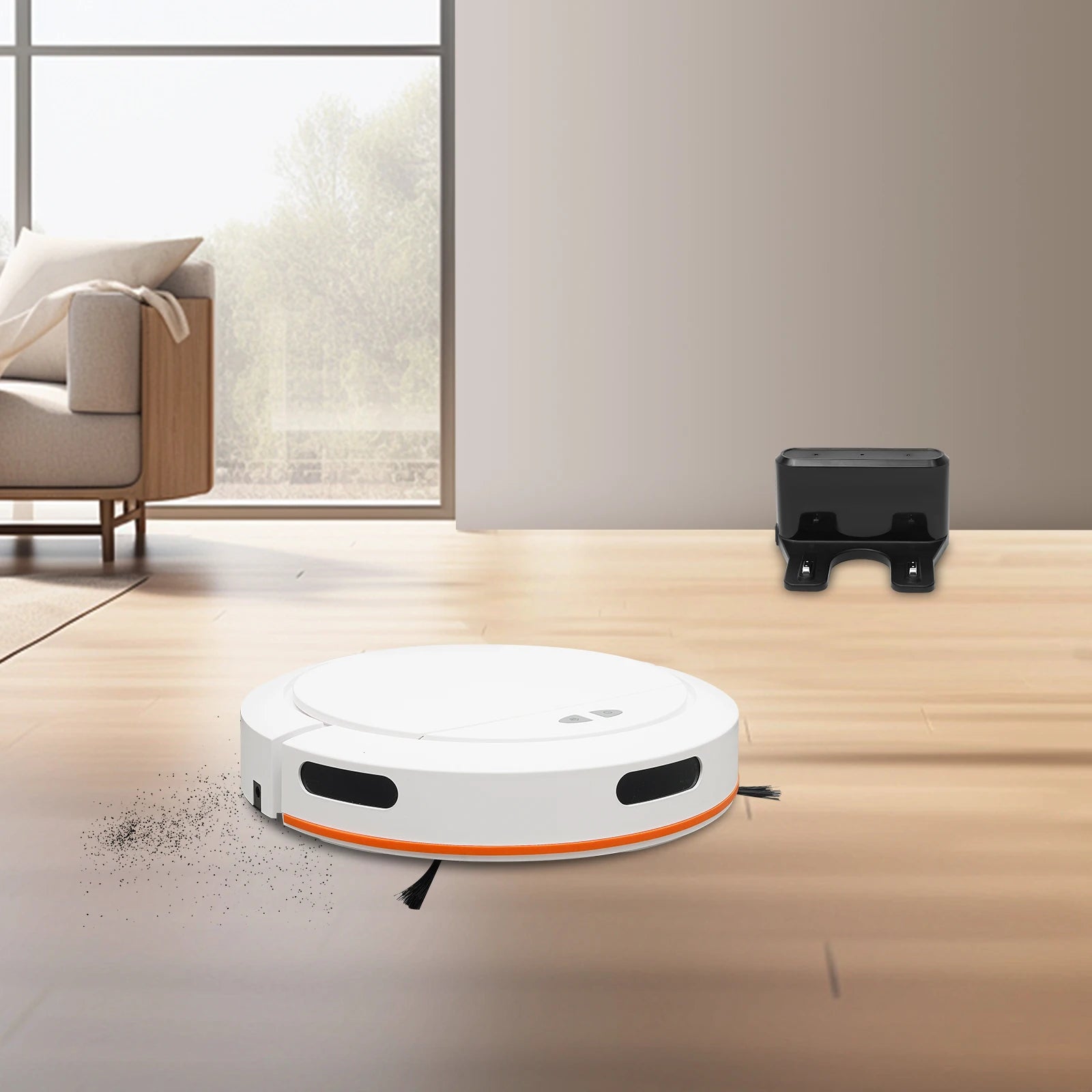 Smart Sweeping Robot 2700Pa Strong Suction Auto Recharge