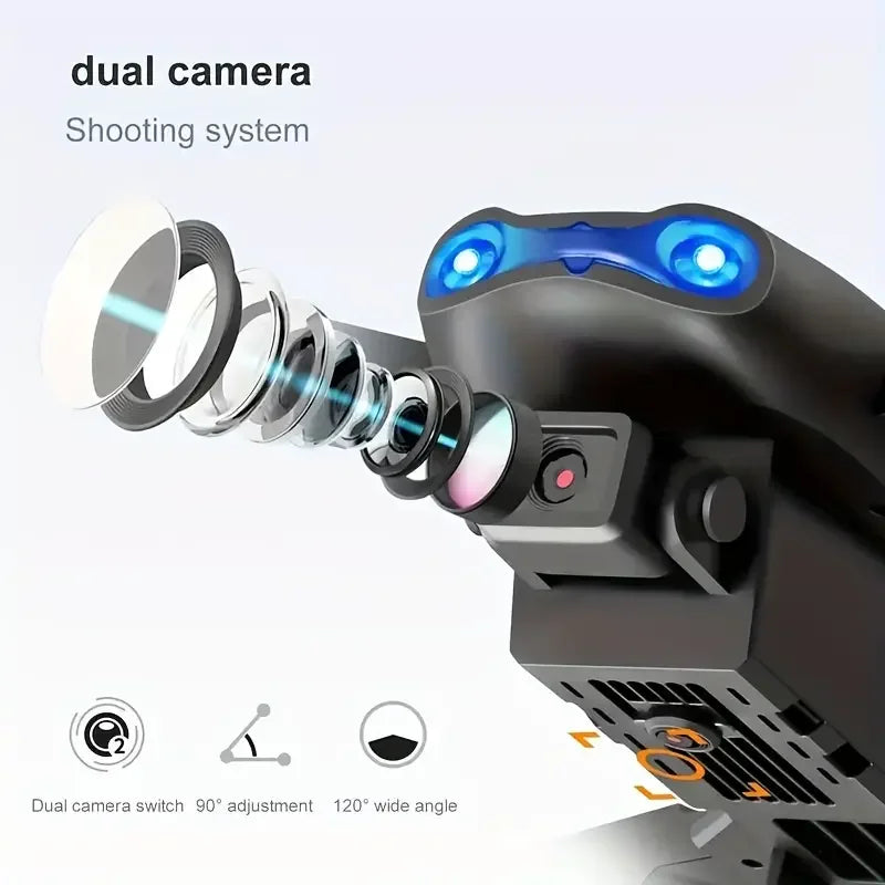 E99 PRO Drone with Flash Professional HD Dual Camera WIFI Quadcopter