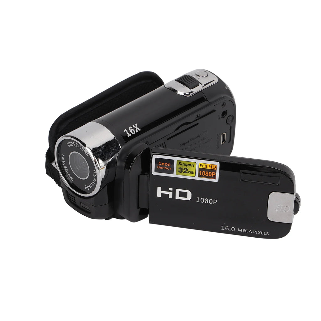 16X Zoom Digital Video Camcorder 270° Rotation Digital Camcorders