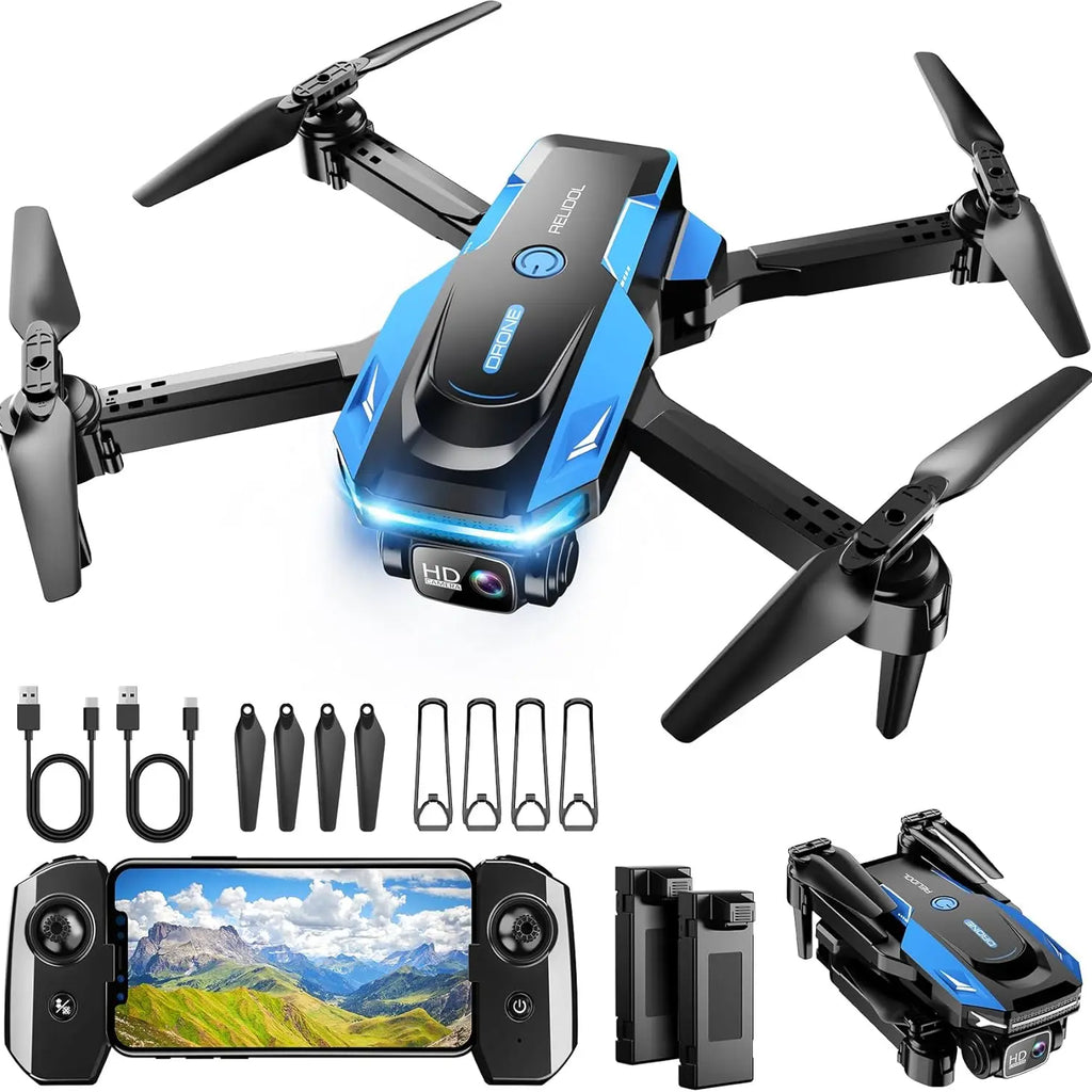 Foldable Drone with 1080P Camera Gesture Control 3D Flip
