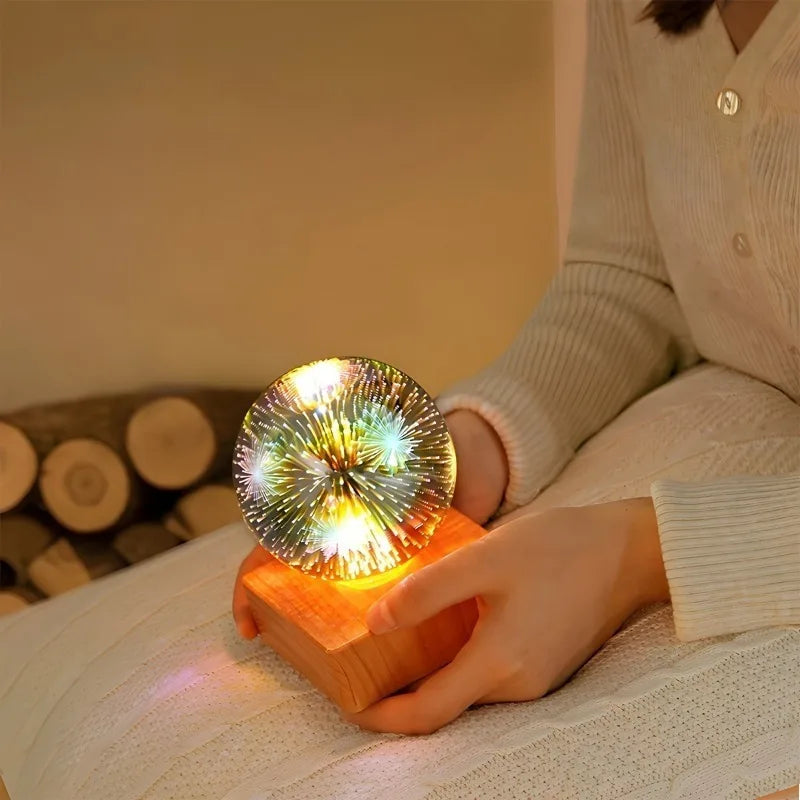 LED Night light USB Power supply touch bedside lamp color light
