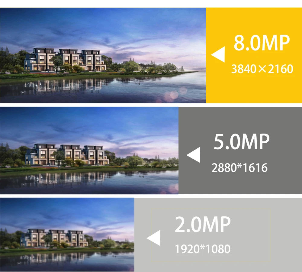 Security Camera Outdoor with Audio Color Night Vision