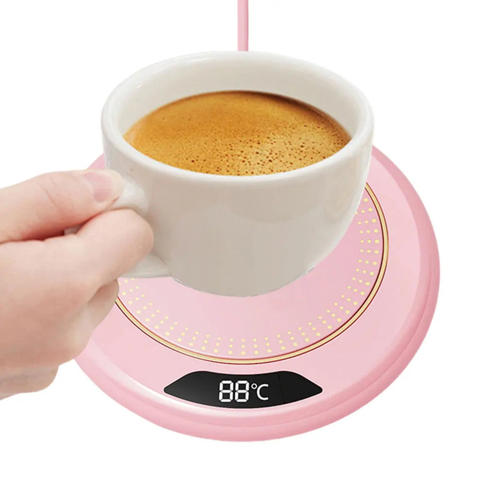 USB Electric Beverage Warmer with 3 Temperature Coffee Plate