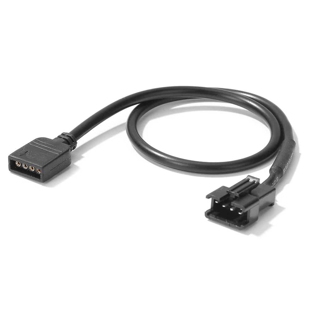 5V 3 Pin/12V 4 Pin 30cm Motherboard RGB LED Light Strip Adapter