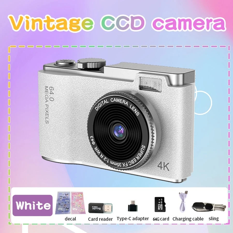 Digital Camera 4K HD Camera 48MP Autofocus Vlogging Camera
