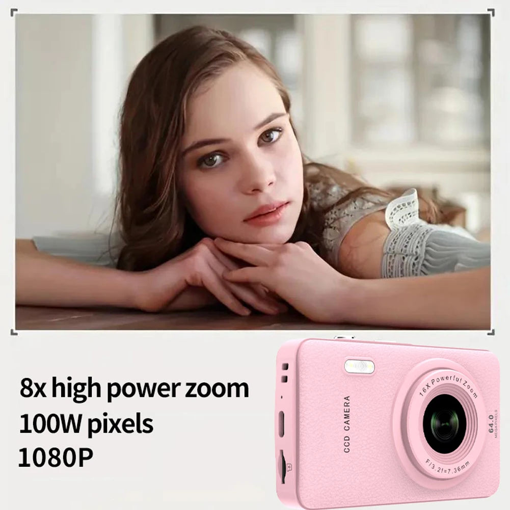 2.8Inch HD Screen Mini Digital Photo Camera TYPE-C Charging