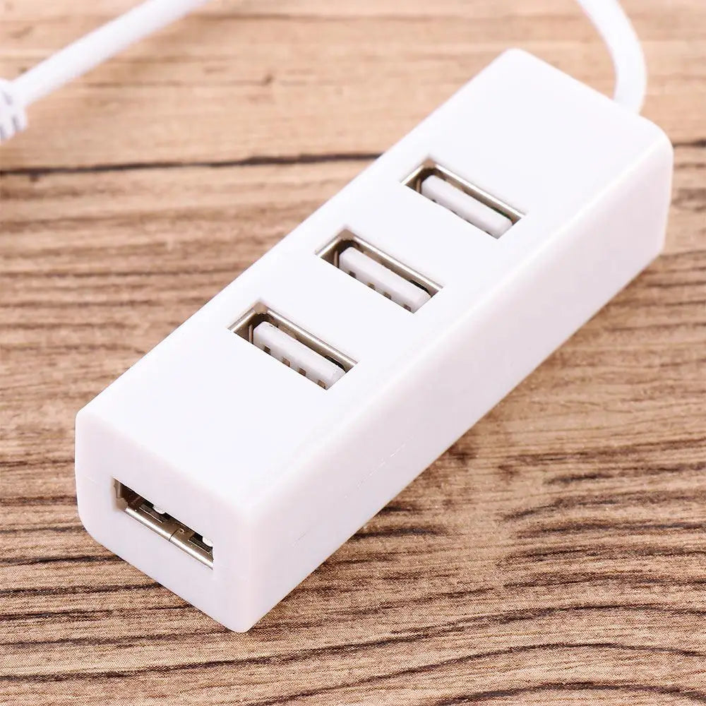 USB 2.0 Universal Micro USB 4 Ports OTG Hub Converter Adapter