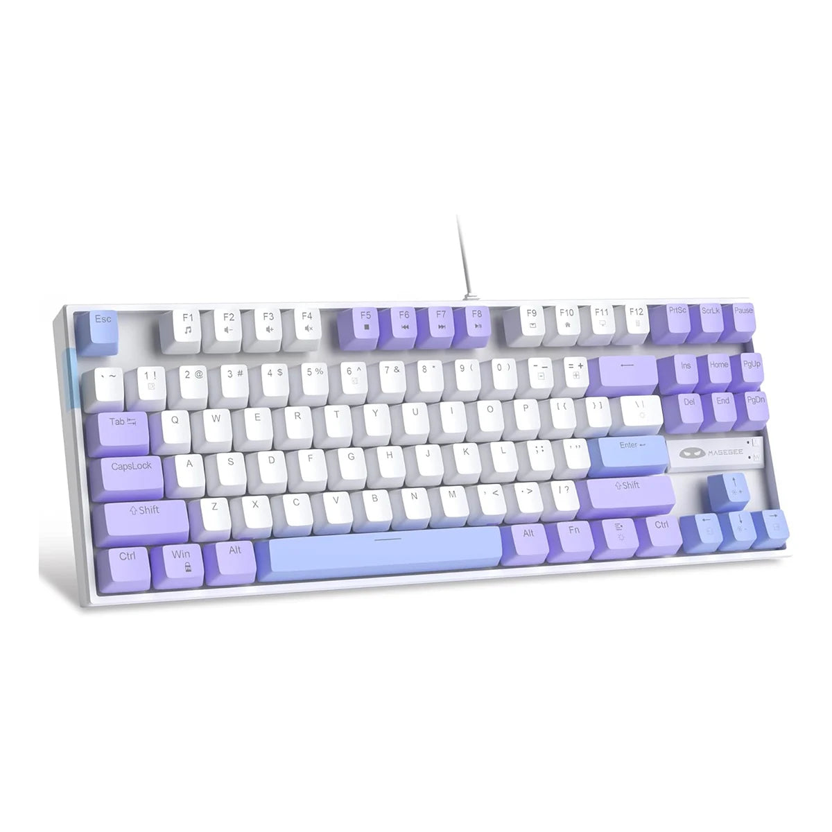 Mechanical Gaming Keyboard Blue Switch LED Blue Backlit