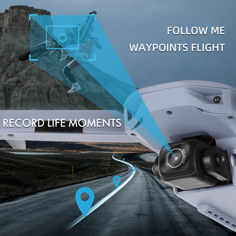 NBD Drone with Camera 4K for Adults Easy GPS Quadcopter