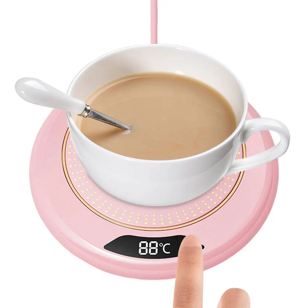 USB Electric Beverage Warmer with 3 Temperature Coffee Plate