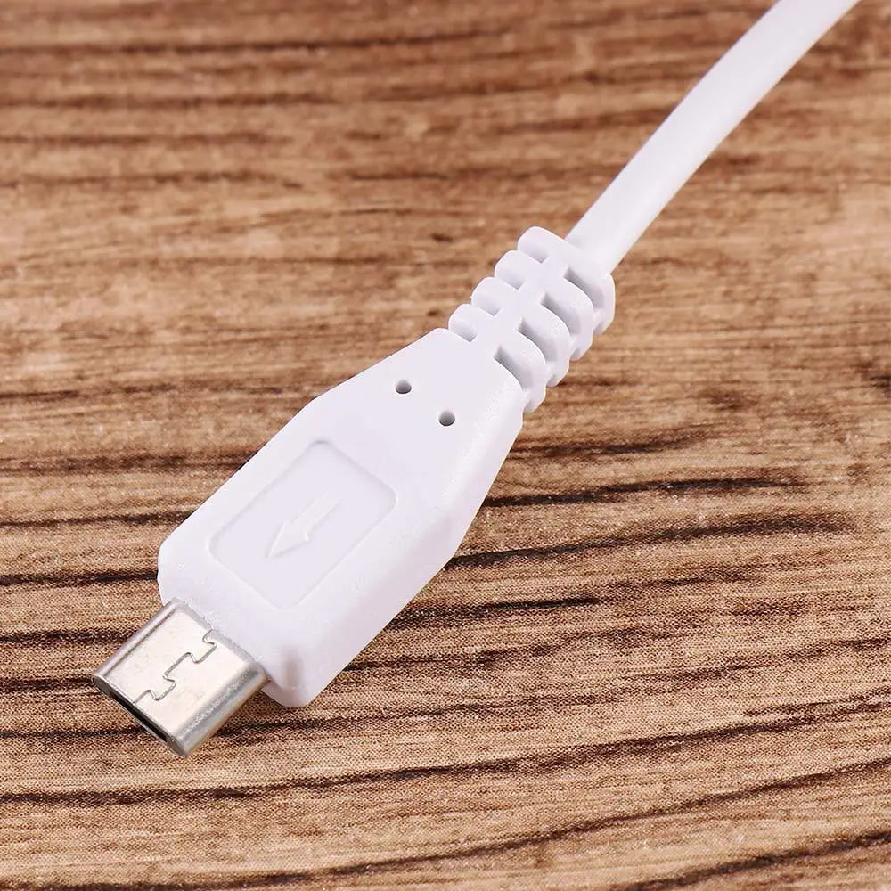 USB 2.0 Universal Micro USB 4 Ports OTG Hub Converter Adapter