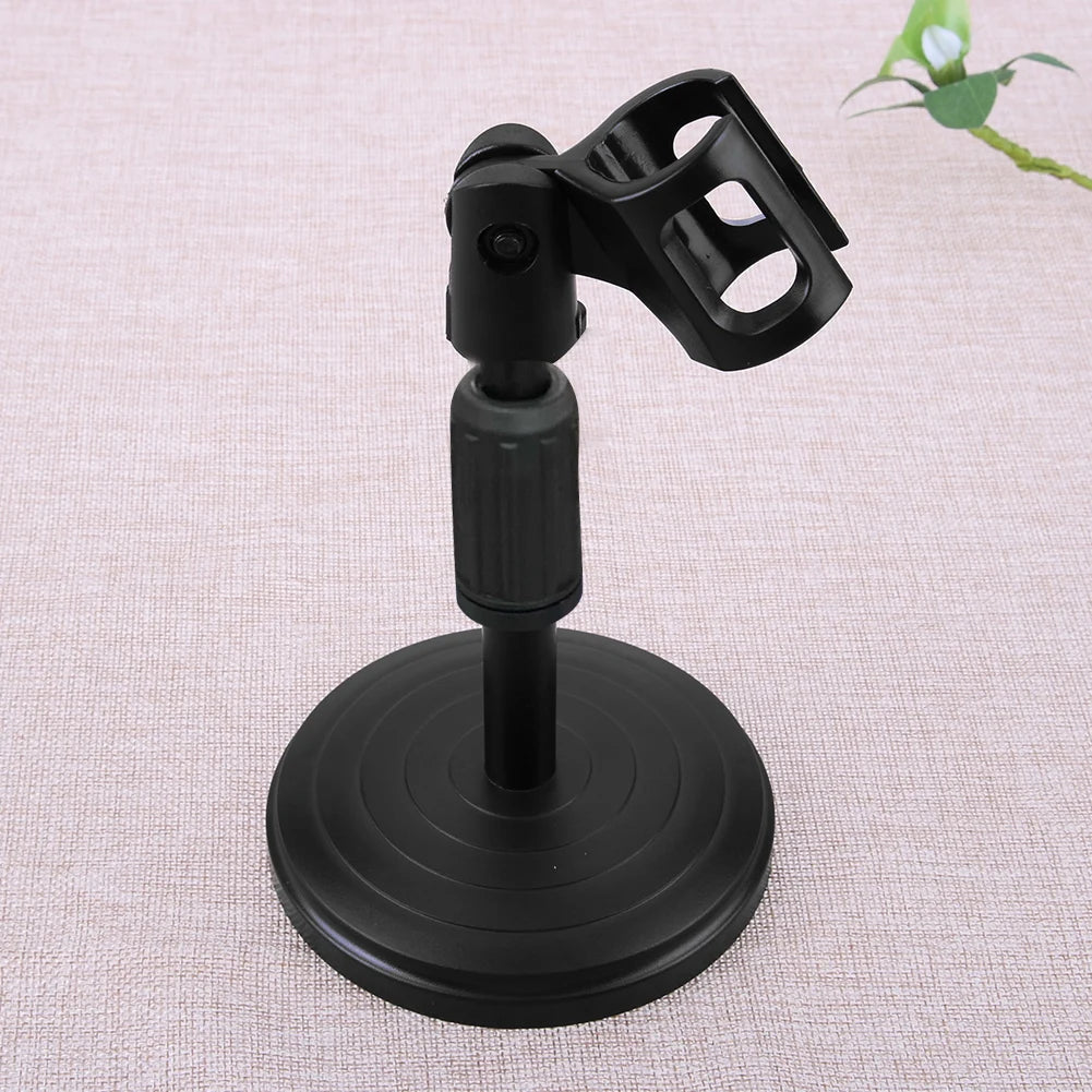 Foldable Desk Table Microphone Clip Stand Mic Tripod