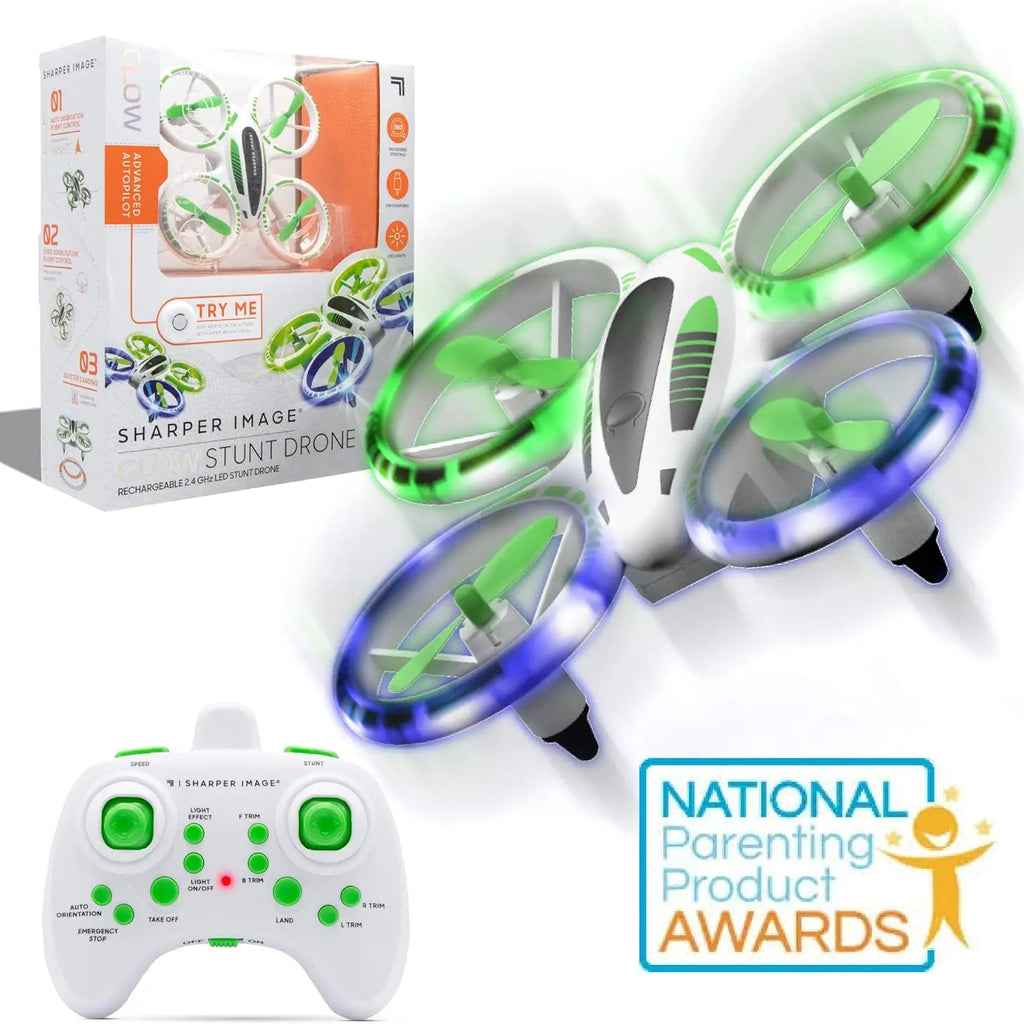 LED Glow Stunt Drone with Assisted Landing, Mini RC Quadcopter