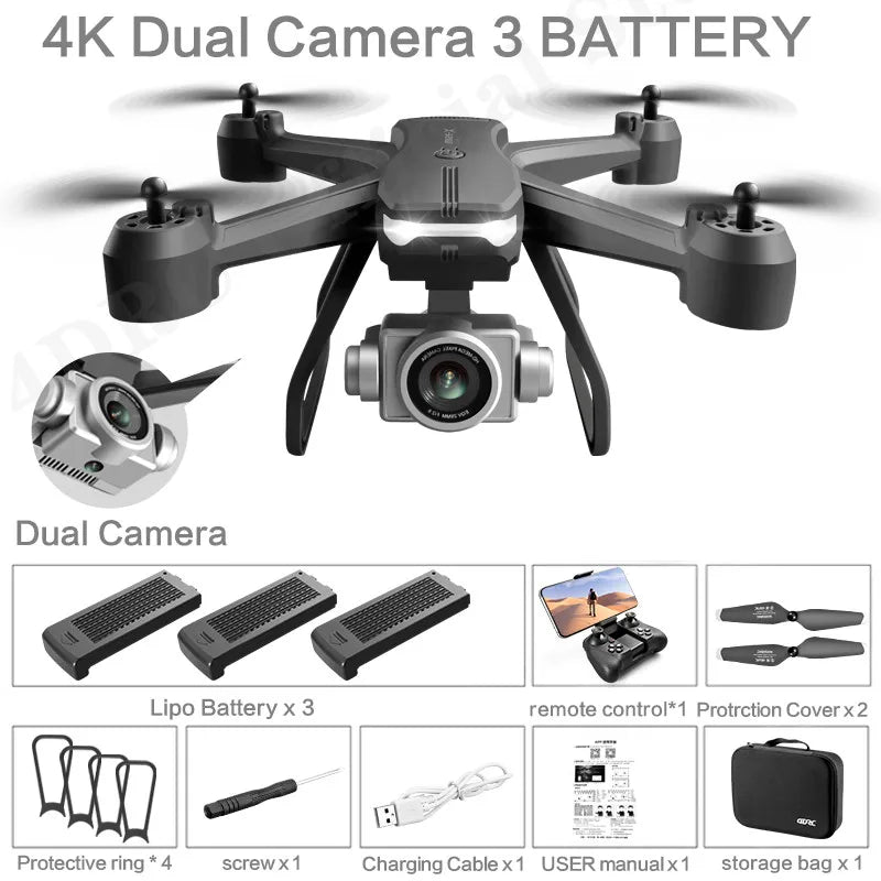4DRC V14 Drone 4K HD Dual Camera 6K WIFI FPV Height Hold Drone