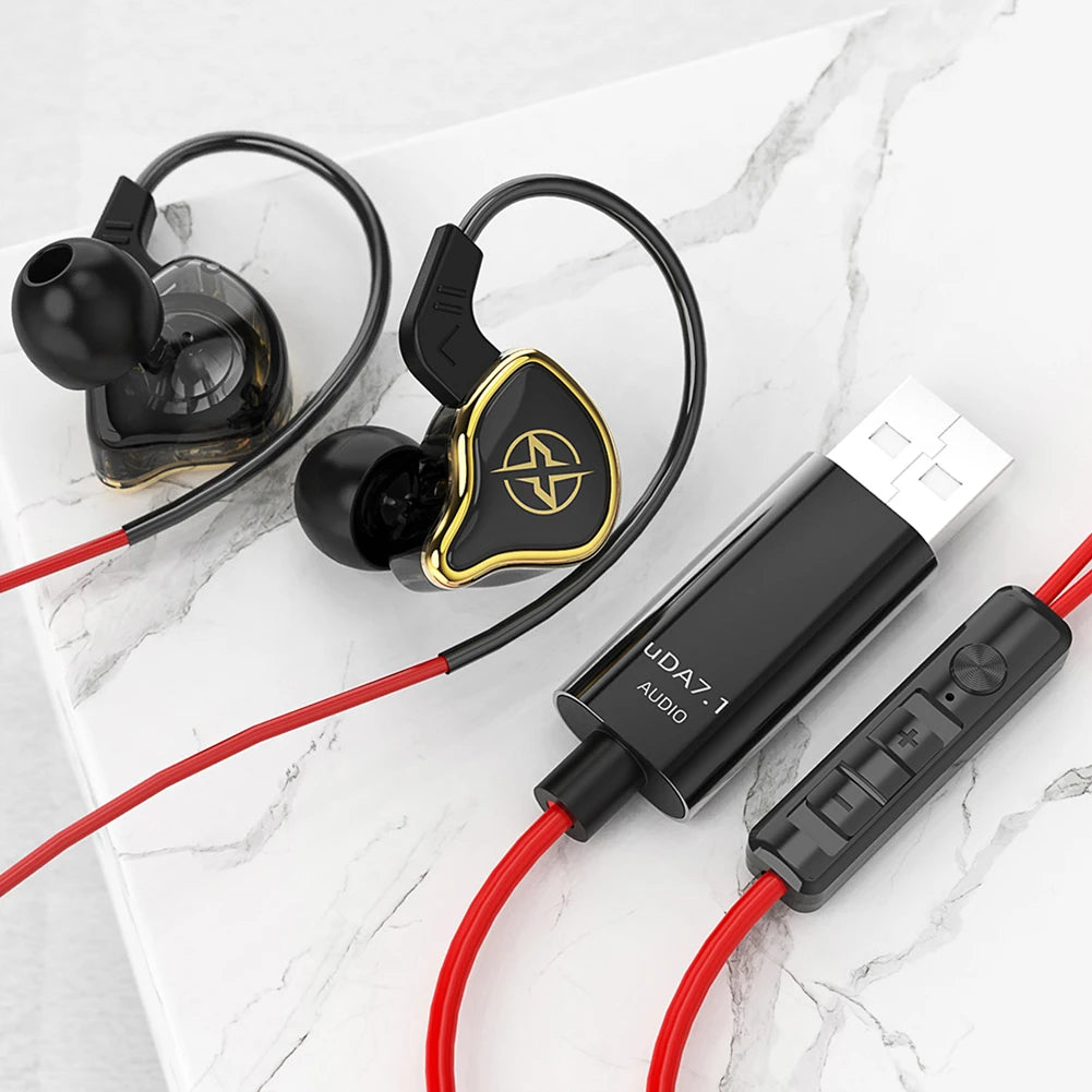 Wired Headphones With Microphone Remote Control Earphones