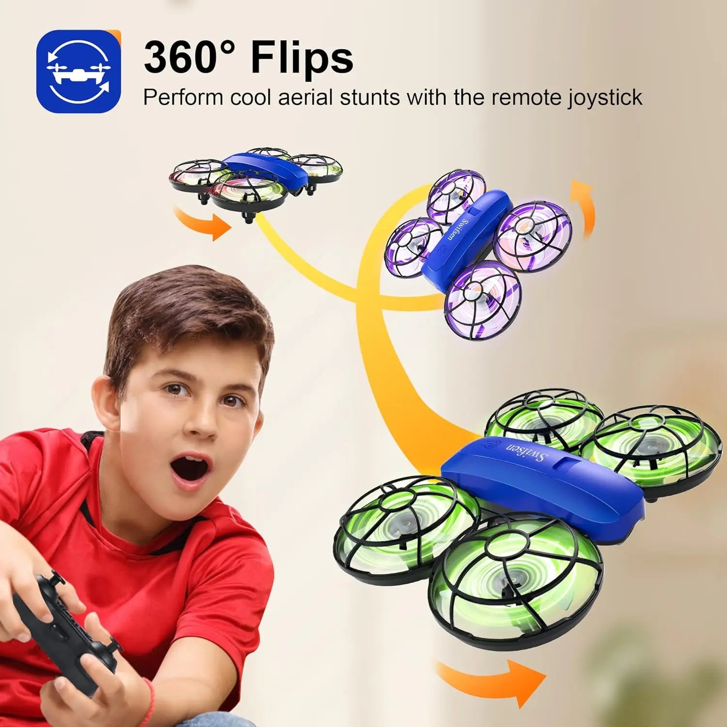 Kids Camera Drone with Altitude Hold Mini Quadcopter Toy