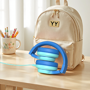 Kids Headphones Wired Headphones for Kids over Ear Microphone